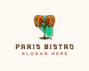 Shrimp Cocktail Delicacy  logo design