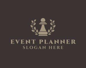 Investor - Chess Pawn Wreath Company logo design