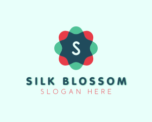 Natural Biotech Flower Letter S logo design