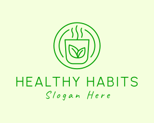 Healthy Tea Drink logo design