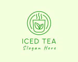 Healthy Tea Drink logo design