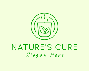 Naturopathy - Healthy Tea Drink logo design