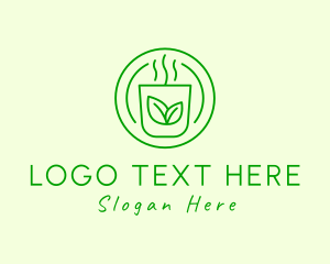 Herbalist - Healthy Tea Drink logo design