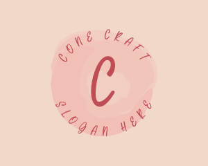 Feminine Beauty Watercolor logo design