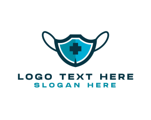 Insurance - Medical Healthcare Face Mask logo design