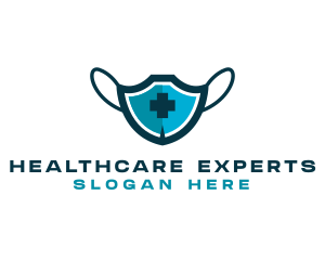 Medical Healthcare Face Mask logo design