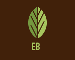 Tea Shop - Green Leaf Tree logo design