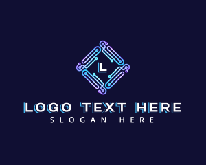 Logistics - Software Programming Technology logo design