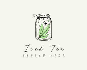 Herb Tea Jar logo design