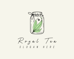 Herb Tea Jar logo design