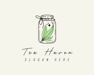 Herb Tea Jar logo design