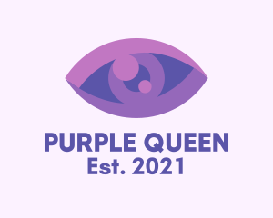 Purple Eye Clinic  logo design