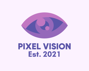 Purple Eye Clinic  logo design