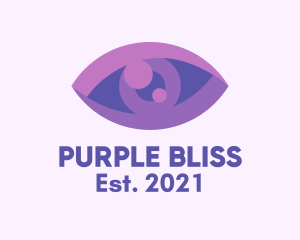 Purple Eye Clinic  logo design