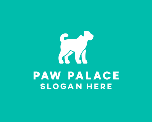 Pet - Pet Dog Silhouette logo design