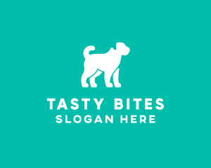 Animal Shelter - Pet Dog Silhouette logo design