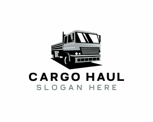 Truck Freight Courier logo design