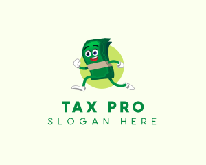 Taxation - Money Character Dollar logo design