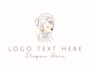 Fashion - Luxury Woman Jewelry logo design