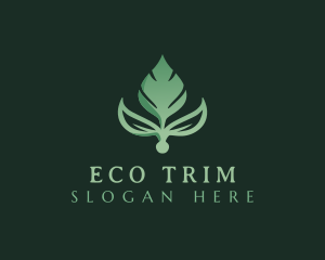 Natural Leaf Eco logo design