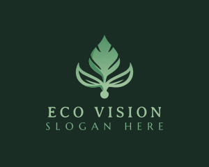 Natural Leaf Eco logo design