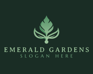 Natural Leaf Eco logo design