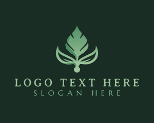 Botanist - Natural Leaf Eco logo design