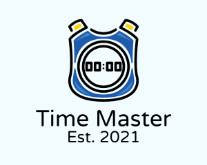Chronometer - Sports Training Stopwatch logo design
