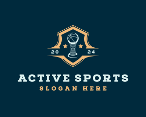 Sports - Sports Basketball Trophy logo design