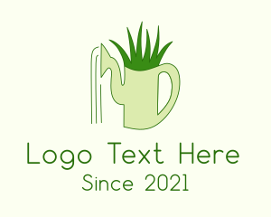 Grass - Garden Lawn Sprinkler logo design