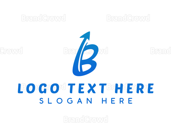 Delivery Shipping Letter B Logo