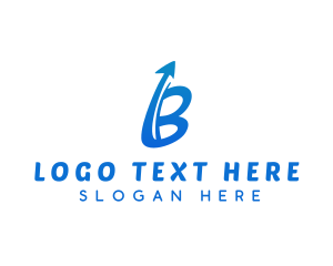 Investor - Delivery Shipping Letter B logo design