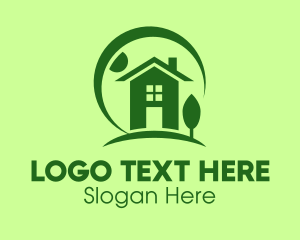 Tree - Eco Friendly Residence logo design