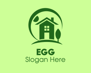 House Hunting - Eco Friendly Residence logo design