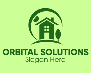 Orbital - Eco Friendly Residence logo design