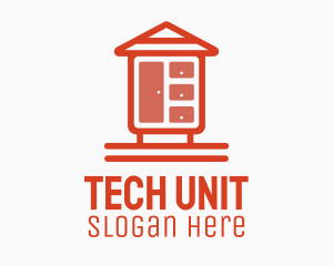 Unit - Simple Home Closet logo design