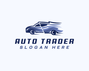 Dealer - Swoosh Car Racing logo design