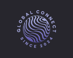 Wave Globe Company logo design