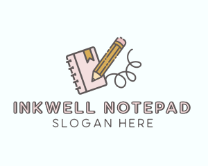 Notepad - Pencil Journal Notepad logo design