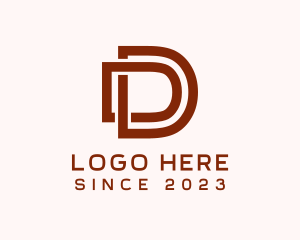 Modern Boutique Letter D logo design