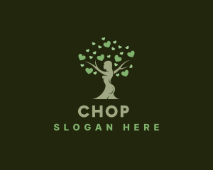 Arborist - Therapeutic Woman Tree logo design