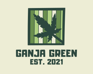 Weed Cannabis Hemp logo design