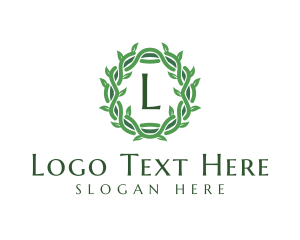 Herbal - Leaf Vine Gardening logo design