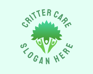 Nature Care Vegan logo design