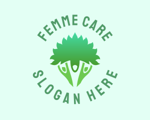 Nature Care Vegan logo design