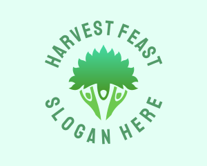 Nature Care Vegan logo design