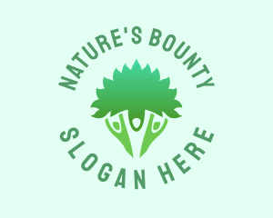 Nature Care Vegan logo design