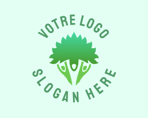 Yoga Center - Nature Care Vegan logo design