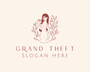 Sexy - Naked Woman Spa logo design