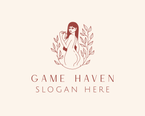 Flawless - Naked Woman Spa logo design